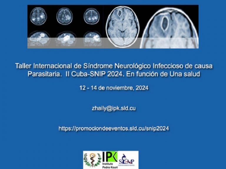 Taller internacional de síndrome neurológico infeccioso de causa parasitaria. Fuente: IPK