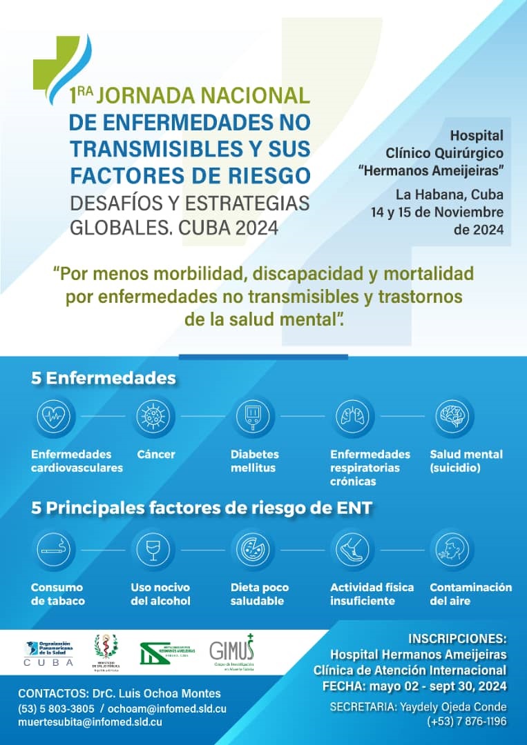 Jornada nacional de enfermedades no trasmisibles. Fuente: Hospital Hermanos Ameijeiras